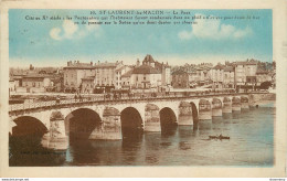 CPA Saint Laurent Les Macon-Le Pont-Timbre   L1325 - Andere & Zonder Classificatie