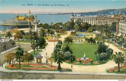 CPA Nice-Les Jardins Vus Du Casino   L1324 - Altri & Non Classificati