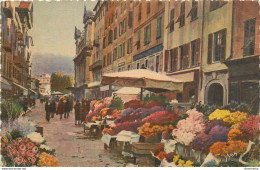 CPA Nice-Le Marché Aux Fleurs   L1324 - Markten, Feesten