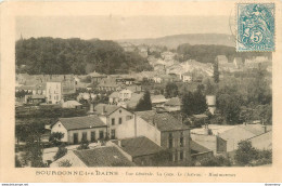 CPA Bourbonne Les Bains-Vue Générale-La Gare-Timbre   L1324 - Bourbonne Les Bains