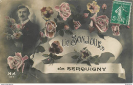 CPA Un Bonjour De Serquigny-Timbre    L1323 - Serquigny