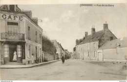 CPA Connerre-Rue De La Gare-Timbre      L1269 - Connerre