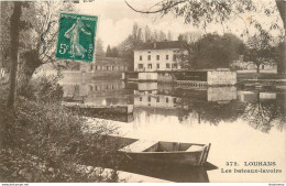 CPA Louhans-Les Bâteaux Lavoirs-Timbre   L1260 - Louhans