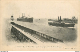 CPA Bâteau-Le Steamer-La Gascogne De La Compagnie Générale Transatlantique      L1249 - Warships