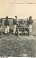 CPA Militaria-Artillerie De Forteresse-Ecoles à Feu-Chargement D'une Pièce      L1249 - Matériel