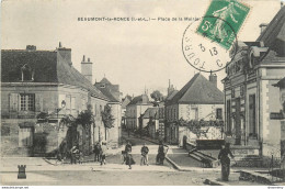 CPA Beaumont La Ronce-Place De La Mairie-Timbre       L1247 - Beaumont-la-Ronce