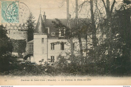 CPA Environs De Saint Clair-Le Château De Moon Sur Elle-Timbre    L1456 - Sonstige & Ohne Zuordnung