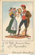 Carte Publicitaire-Les Vieilles Provinces De France-Le Roussillon-Farines Jammet      L1427 - Advertising