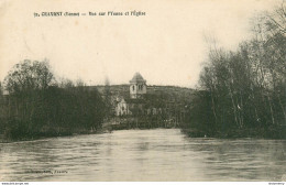 CPA Cravant-Vue Sur L'Yonne Et L'église-Timbre    L1420 - Other & Unclassified