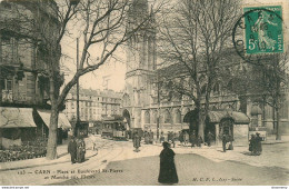 CPA Caen-Place Et Boulevard St-Pierre-Timbre      L1425 - Caen