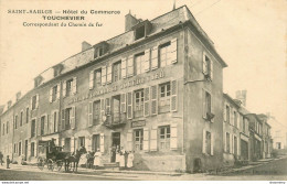 CPA Saint Saulge-Hôtel Du Commerce-Touchevier-Correspondant Du Chemin De Fer     L1409 - Autres & Non Classés