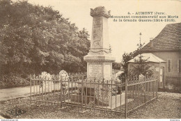 CPA Aumont-Monument Commémoratif Aux Morts De La Grande Guerre    L1401 - Other & Unclassified
