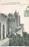 CPA Carcassonne-Porte Du Sénéchal à L'entrée Des Lices-Timbre      L1550 - Carcassonne