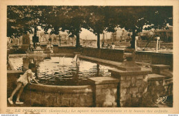 CPA Le Pouliguen-Le Square Général De Gaulle Et Le Bassin Des Enfants      L1542 - Le Pouliguen