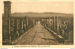 CPA Ruines Romaines De Timgad-Voie Du Cardo Nord      L1534 - Sonstige & Ohne Zuordnung