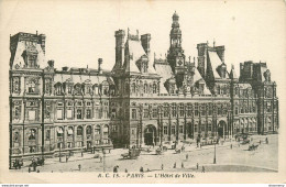 CPA Paris-Hôtel De Ville       L1529 - Autres Monuments, édifices