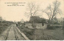 CPA Saint Philbert De Grand Lieu-Vue Sur La Gare      L1528 - Saint-Philbert-de-Grand-Lieu