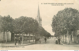 CPA Saint Philbert De Grand Lieu-Avenue De La Gare-Timbre      L1528 - Saint-Philbert-de-Grand-Lieu