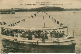 CPA De Saint Malo à Dinard Par Les Vedettes Dinardaises      L1514 - Saint Malo