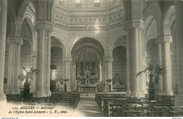 CPA Angers-Intérieur De L'église Saint Léonard         L1512 - Angers