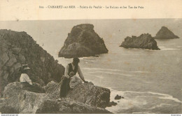 CPA Camaret Sur Mer-Pointe De Penhir-Le Balcon Et Les Tas De Pois-Timbre       L1509 - Camaret-sur-Mer