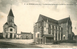 CPA Le Bignon-La Nouvelle église Et Le Clocher De L'ancienne      L1503 - Autres & Non Classés