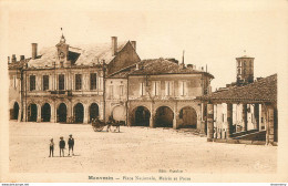 CPA Mauvezin-Place Nationale,mairie Et Poste       L1497 - Sonstige & Ohne Zuordnung