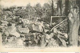 CPA Militaria-Guerre 1914-18-Coucy Le Château-Vue Prise De L'emplacement De La Tour Détruite   L1496 - Weltkrieg 1914-18