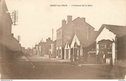 CPA Cercy La Tour-L'avenue De La Gare    L1495 - Other & Unclassified