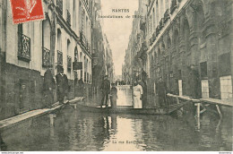 CPA Inondations-Nantes-La Rue Kervegan-Timbre    L1490 - Nantes