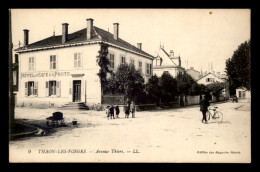 88 - THAON-LES-VOSGES - AVENUE THIERS - HOTEL-CAFE DE LA POSTE - Thaon Les Vosges