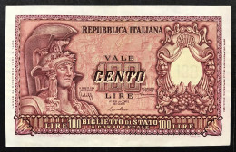 100 Lire Italia Elmata 31 12 1951 Bolaffi Bb/spl Naturale LOTTO 572 - 100 Lire