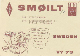 AK 210617 QSL - Sweden - Stockholm - Amateurfunk
