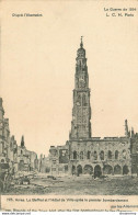 CPA Arras-Le Beffroi Et L'hôtel De Ville Après Le Premier Bombardement      L1624 - Arras