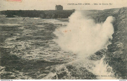 CPA Croix De Vie à Sion-Effet De Grosse Mer-Timbre      L1624 - Autres & Non Classés