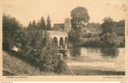 CPA Merry Sur Yonne-Le Pont Et L'église     L1586 - Autres & Non Classés