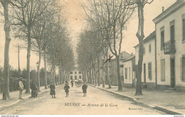 CPA Seurre-Avenue De La Gare-Timbre    L1587 - Autres & Non Classés