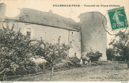 CPA Villers La Faye-Tourelle Du Vieux Château-Timbre     L1587 - Autres & Non Classés