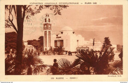 CPA Paris-Exposition ColonialeAlgérie-Minaret-Timbre    L1584 - Expositions