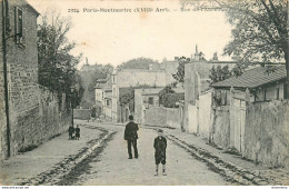 CPA PARIS MONTMARTRE-Rue De L'abreuvoir-2324-Timbre         L1691 - Altri Monumenti, Edifici