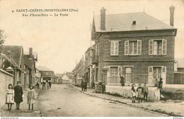 CPA Saint Crépin Ibouvillers-Rue D'Ibouvillers-La Poste-9-Timbre         L1691 - Autres & Non Classés