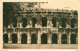 CPA Nîmes-Les Arènes-6-Timbre         L1688 - Nîmes