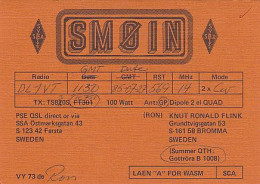 AK 210618 QSL - Sweden - Bromma - Radio Amatoriale