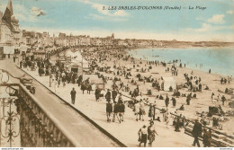 CPA Les Sables D'Olonne-La Plage-3-Timbre        L1689 - Sables D'Olonne