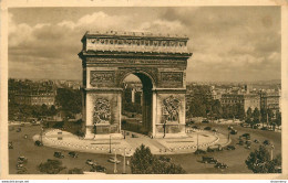 CPA Paris-Arc De Triomphe Et Place De L'étoile-101-Timbre         L1684 - Arc De Triomphe