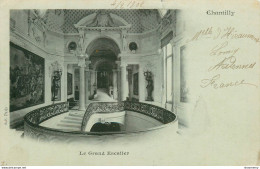 CPA Chantilly-Le Grand Escalier-Timbre         L1681 - Chantilly