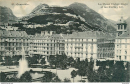CPA Grenoble-La Place Victor Hugo-41-Timbre       L1681 - Grenoble