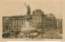 CPA Paris-Place De La République-Timbre        L1678 - Plätze