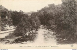 CPA Avallon-Les Bords Du Cousin à Pontaubert-255      L1666 - Avallon