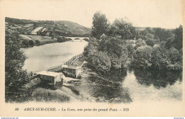 CPA Arcy Sur Cure-La Cure Vue Prise Du Grand Pont-40      L1666 - Other & Unclassified